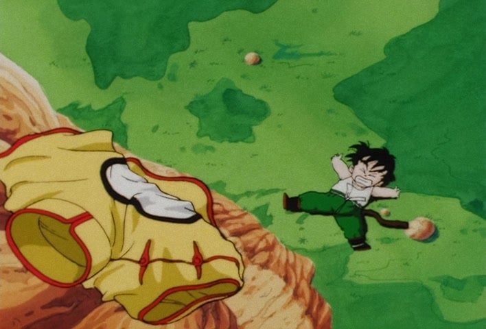 Dragon Ball Z — Ep 7: Dinosaur Survival! Gohan's Difficult Training @ 09:41