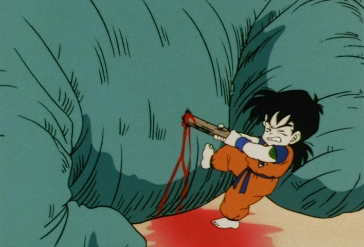 Dragon Ball Z — Ep 10: Don't Cry Gohan! His First Fight @ 14:35