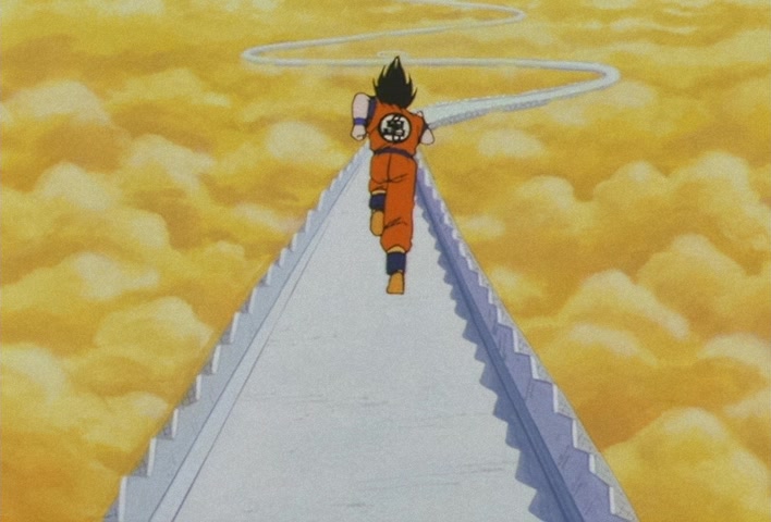 Dragon Ball Z — Ep 12: Catnap on the Serpent Road — Goku Takes a Tumble @ 02:09