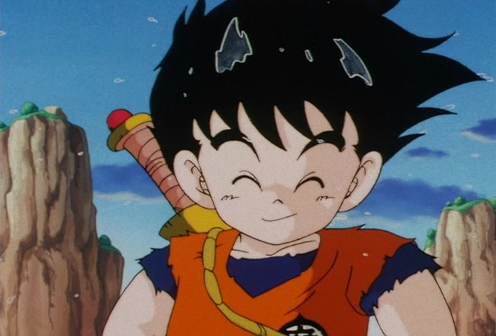 Dragon Ball Z — Ep 12: Catnap on the Serpent Road — Goku Takes a Tumble @ 04:01