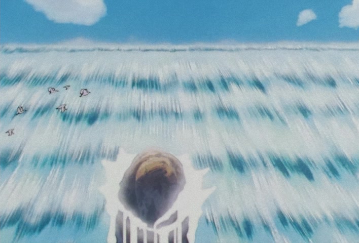 Dragon Ball Z — Ep 12: Catnap on the Serpent Road — Goku Takes a Tumble @ 06:11