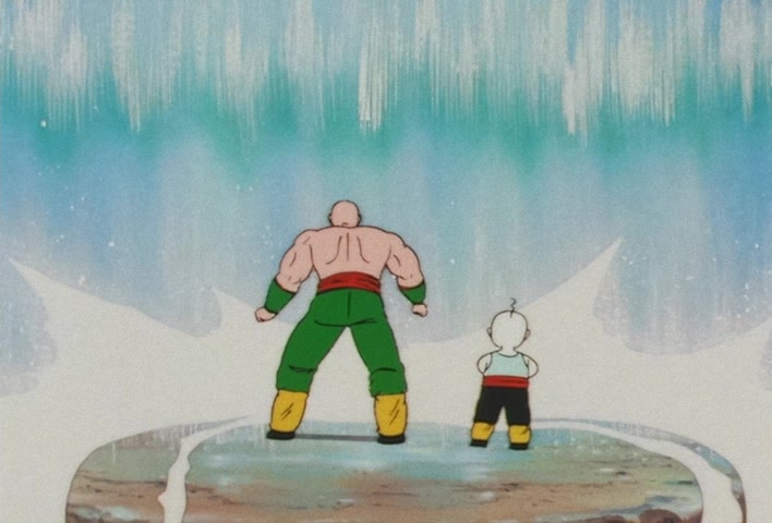 Dragon Ball Z — Ep 12: Catnap on the Serpent Road — Goku Takes a Tumble @ 06:20