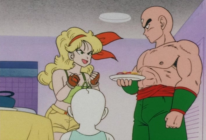 Dragon Ball Z — Ep 12: Catnap on the Serpent Road — Goku Takes a Tumble @ 08:12