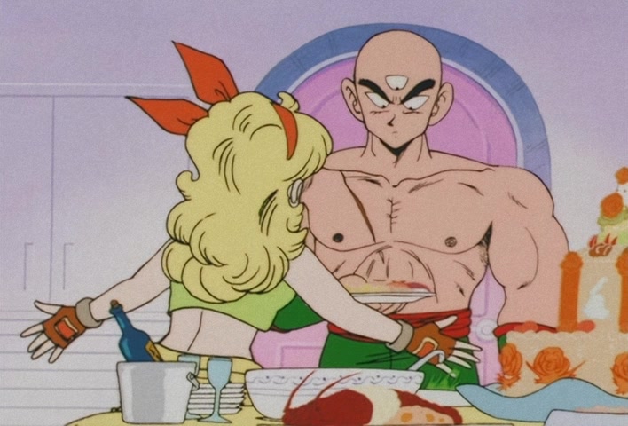 Dragon Ball Z — Ep 12: Catnap on the Serpent Road — Goku Takes a Tumble @ 08:40