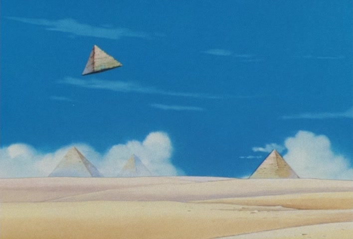 Dragon Ball Z — Ep 12: Catnap on the Serpent Road — Goku Takes a Tumble @ 11:28