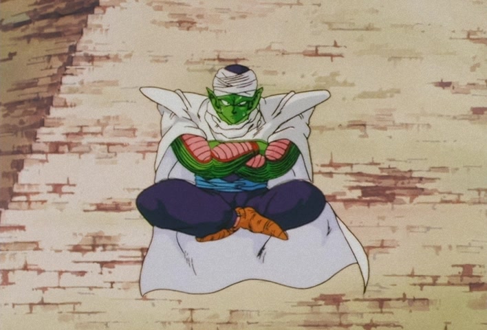Dragon Ball Z — Ep 12: Catnap on the Serpent Road — Goku Takes a Tumble @ 11:38