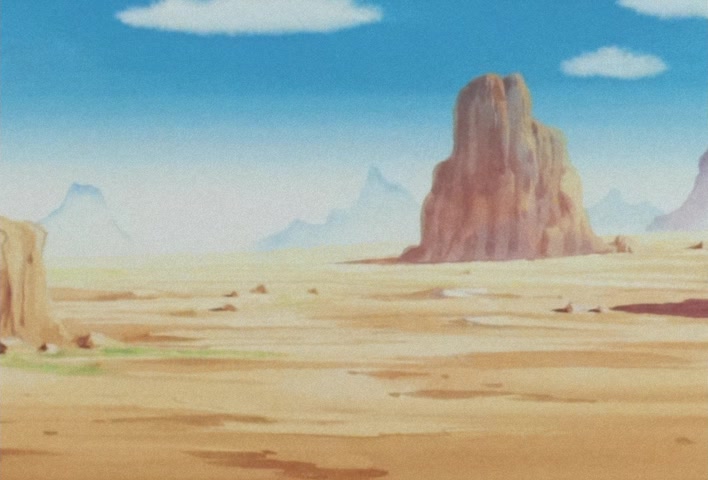 Dragon Ball Z — Ep 12: Catnap on the Serpent Road — Goku Takes a Tumble @ 11:47