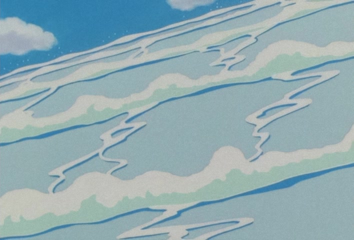 Dragon Ball Z — Ep 12: Catnap on the Serpent Road — Goku Takes a Tumble @ 12:06