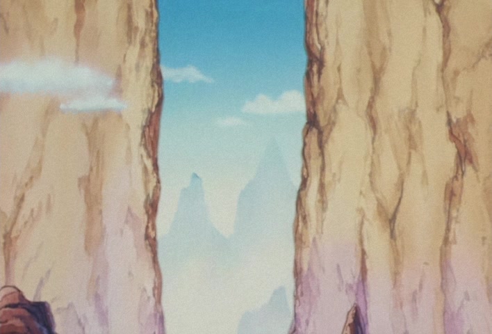 Dragon Ball Z — Ep 12: Catnap on the Serpent Road — Goku Takes a Tumble @ 18:19
