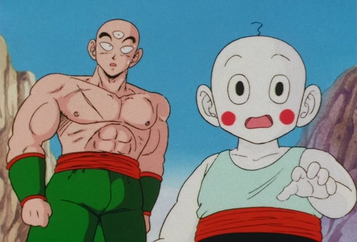 Dragon Ball Z — Ep 12: Catnap on the Serpent Road — Goku Takes a Tumble @ 19:24