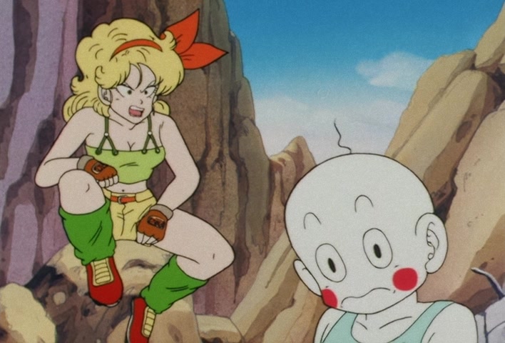 Dragon Ball Z — Ep 12: Catnap on the Serpent Road — Goku Takes a Tumble @ 20:11
