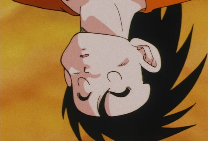Dragon Ball Z — Ep 12: Catnap on the Serpent Road — Goku Takes a Tumble @ 21:07