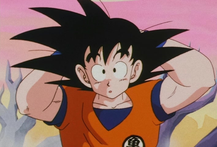 Dragon Ball Z — Ep 12: Catnap on the Serpent Road — Goku Takes a Tumble @ 21:25