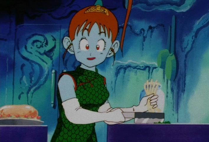 Dragon Ball Z — Ep 14: Such Sweet Temptation! The Snake Princess's Hospitality @ 10:23