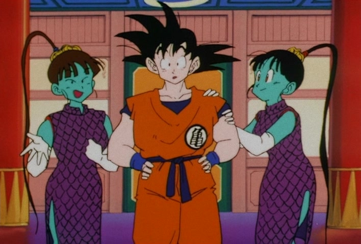Dragon Ball Z — Ep 14: Such Sweet Temptation! The Snake Princess's Hospitality @ 15:30