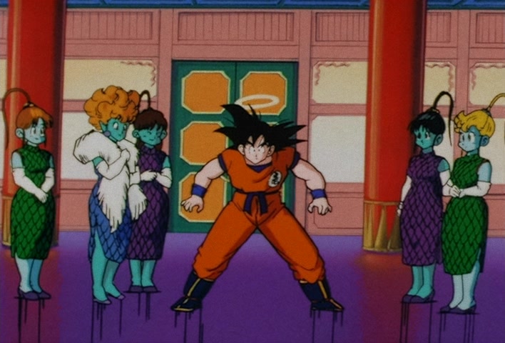 Dragon Ball Z — Ep 14: Such Sweet Temptation! The Snake Princess's Hospitality @ 18:09