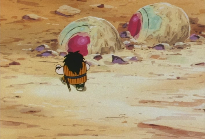 Dragon Ball Z Ep 22: Unbelievable!! Saibaimen, Born from the Soil @ 08:51