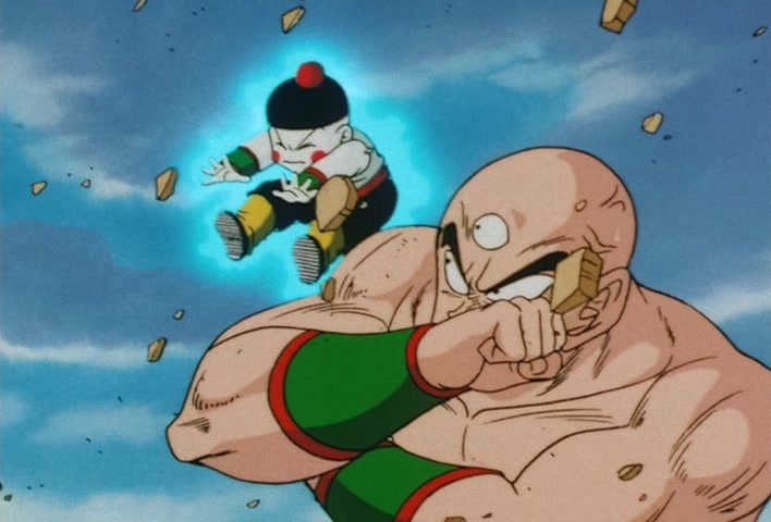 Dragon Ball Z Ep 24: Farewell Ten-san! Chiaotzu's Suicide Strategy @ 14:07