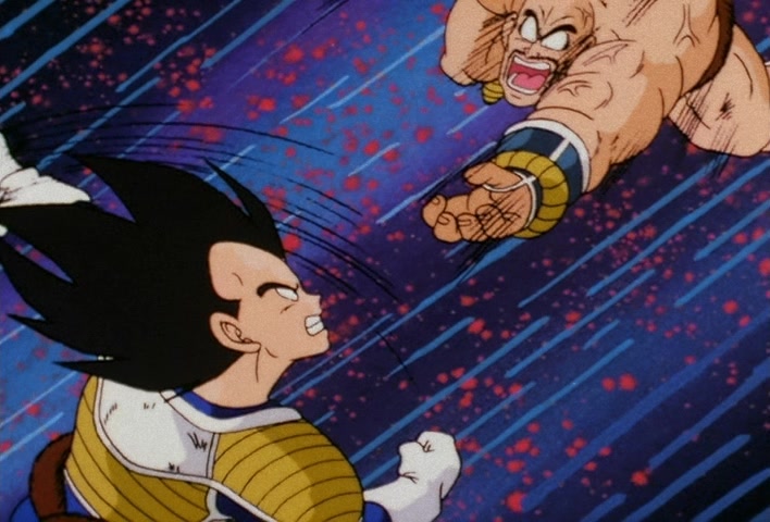 Dragon Ball Z — Ep 30: A Hot, Unbounded Battle! Goku vs Vegeta @ 02:23