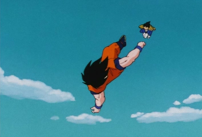 Dragon Ball Z — Ep 30: A Hot, Unbounded Battle! Goku vs Vegeta @ 07:23