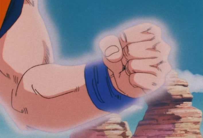 Dragon Ball Z — Ep 30: A Hot, Unbounded Battle! Goku vs Vegeta @ 07:58