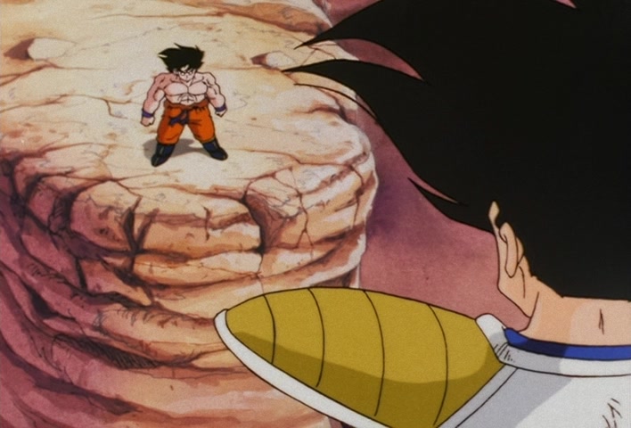 Dragon Ball Z — Ep 30: A Hot, Unbounded Battle! Goku vs Vegeta @ 19:34