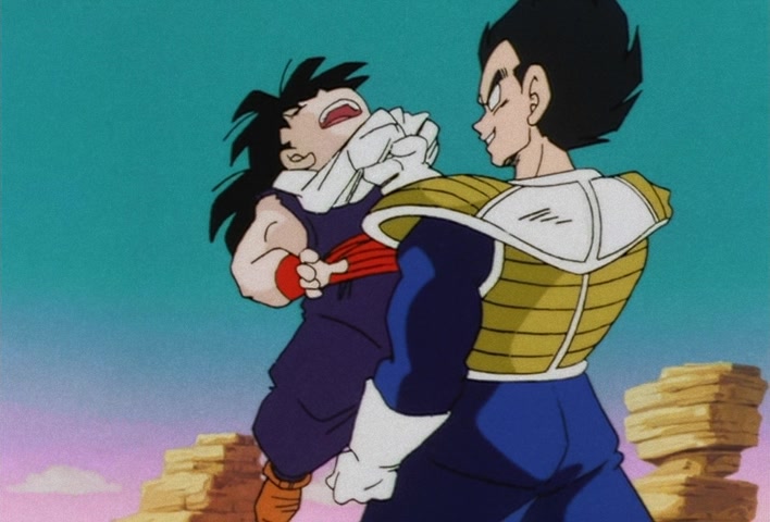 Dragon Ball Z Ep 33: Don't Die, Father!! This is Gohan's Hidden Strength @ 14:50