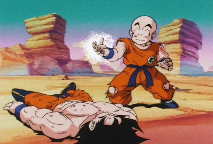 Dragon Ball Z Ep 33: Don't Die, Father!! This is Gohan's Hidden Strength @ 21:03