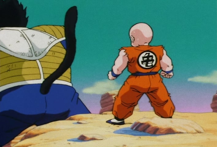 Dragon Ball Z Ep 34: Shoot, Kuririn! The Genki-Dama, Packed with Hope @ 02:24