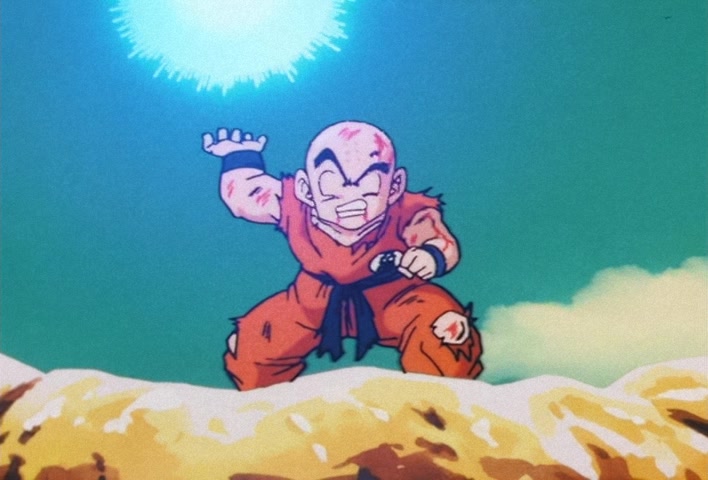 Dragon Ball Z Ep 34: Shoot, Kuririn! The Genki-Dama, Packed with Hope @ 07:30
