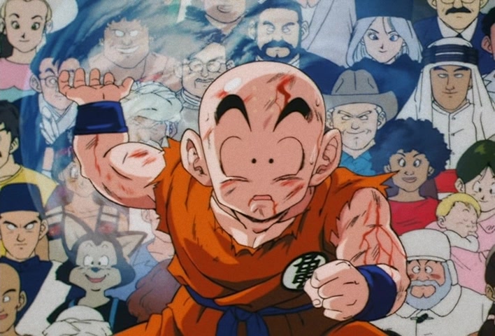 Dragon Ball Z Ep 34: Shoot, Kuririn! The Genki-Dama, Packed with Hope @ 08:05