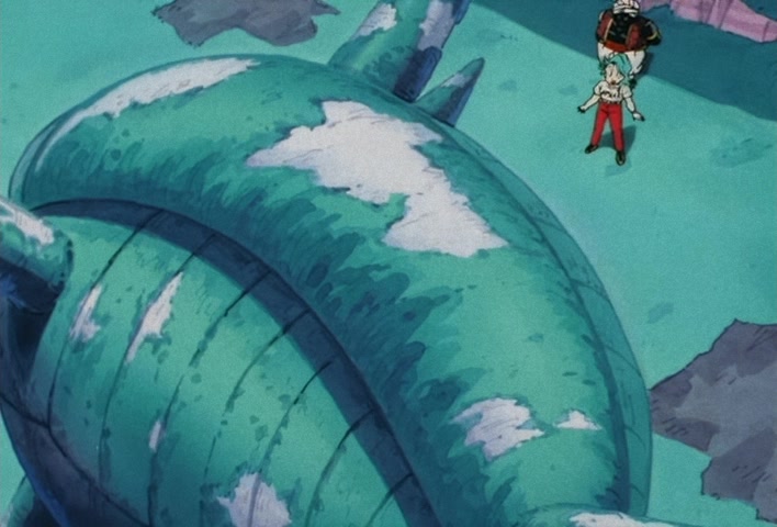 Dragon Ball Z Ep 37: The Mysterious Yunzabit! The Search for God's Spaceship @ 14:30