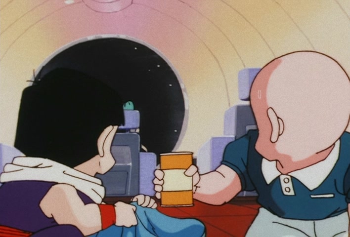 Dragon Ball Z Ep 39: Friends or Foes? Children of the Mysterious Giant Spaceship @ 06:04