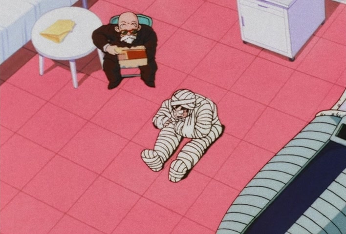 Dragon Ball Z Ep 39: Friends or Foes? Children of the Mysterious Giant Spaceship @ 06:24