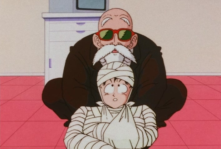 Dragon Ball Z Ep 39: Friends or Foes? Children of the Mysterious Giant Spaceship @ 07:45