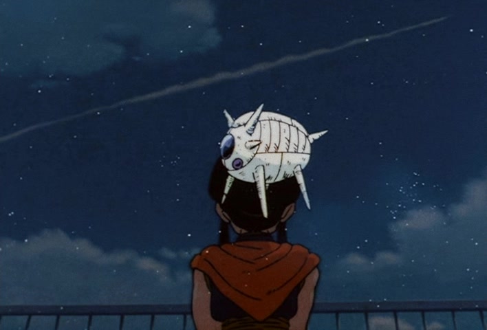 Dragon Ball Z Ep 39: Friends or Foes? Children of the Mysterious Giant Spaceship @ 08:16