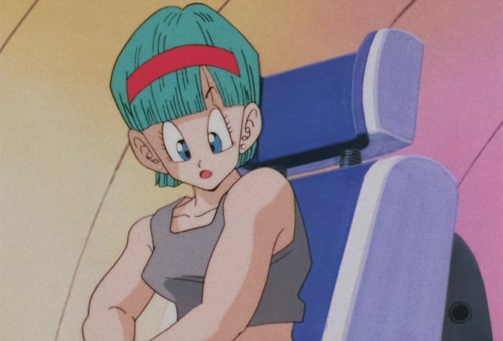 Dragon Ball Z Ep 39: Friends or Foes? Children of the Mysterious Giant Spaceship @ 08:56