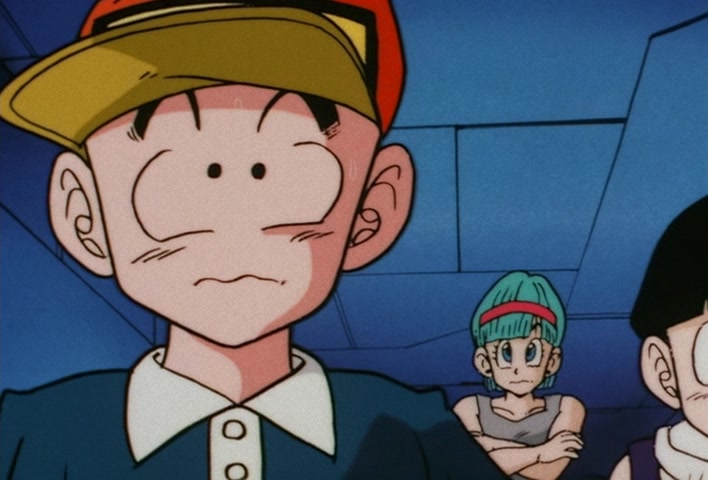 Dragon Ball Z Ep 39: Friends or Foes? Children of the Mysterious Giant Spaceship @ 16:43
