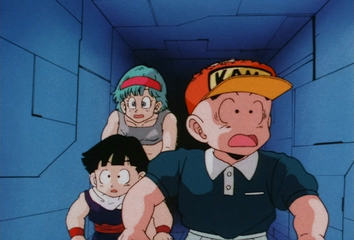 Dragon Ball Z Ep 39: Friends or Foes? Children of the Mysterious Giant Spaceship @ 17:54