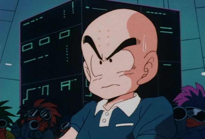 Dragon Ball Z Ep 39: Friends or Foes? Children of the Mysterious Giant Spaceship @ 21:06