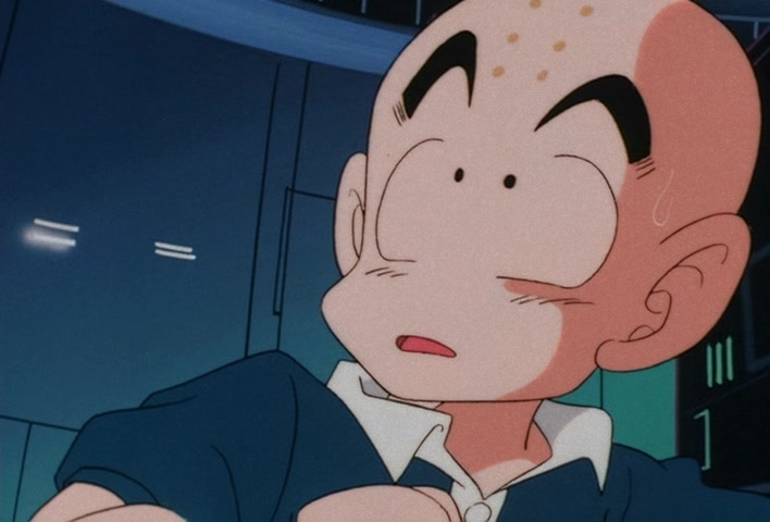 Dragon Ball Z Ep 39: Friends or Foes? Children of the Mysterious Giant Spaceship @ 22:07