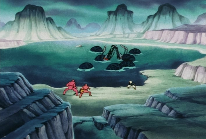 Dragon Ball Z Ep 43: The Dragon Balls Are All Here! Piccolo-san Comes Back to Life @ 21:38