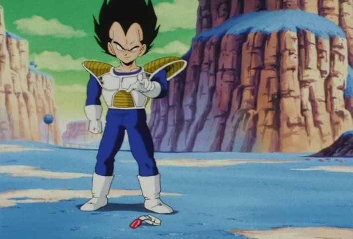 Dragon Ball Z Ep 49: Dodoria Dies by Explosion! Vegeta's Fearsome Shockwave @ 13:08