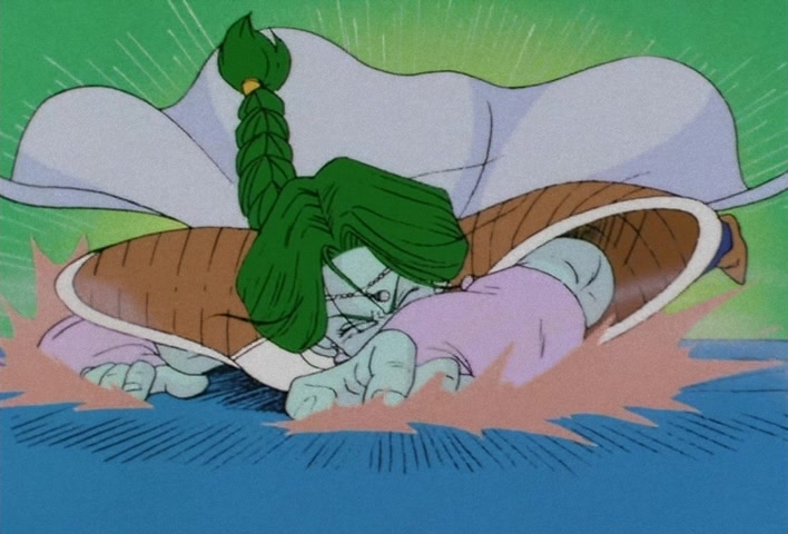 Dragon Ball Z Ep 53: Nothing but Goosebumps! The Handsome Warrior Zarbon's Devilish Transformation @ 02:29