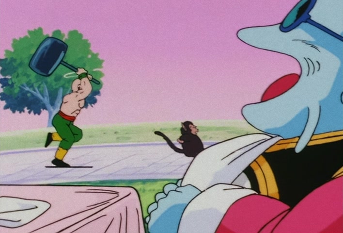 Dragon Ball Z Ep 53: Nothing but Goosebumps! The Handsome Warrior Zarbon's Devilish Transformation @ 11:04