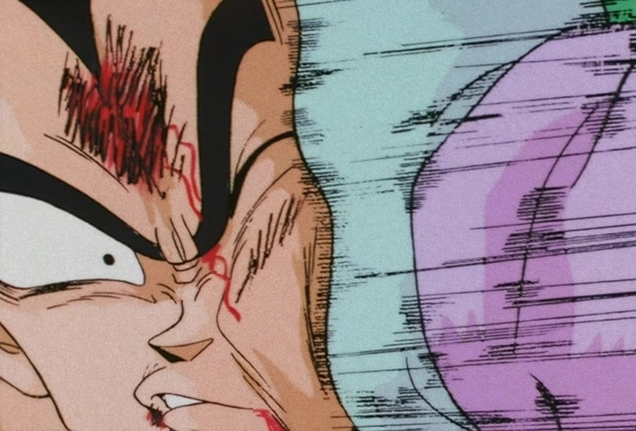 Dragon Ball Z Ep 53: Nothing but Goosebumps! The Handsome Warrior Zarbon's Devilish Transformation @ 13:40