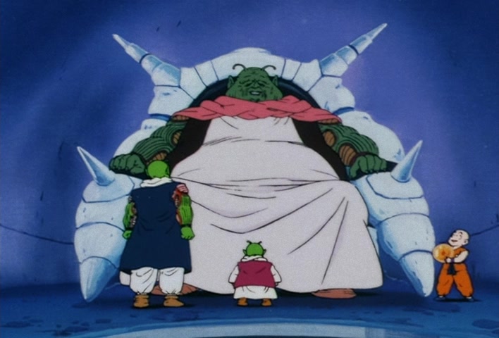 Dragon Ball Z Ep 54: Defend the Planet of Hope!! Kuririn's Astonishing Power-Up @ 10:57