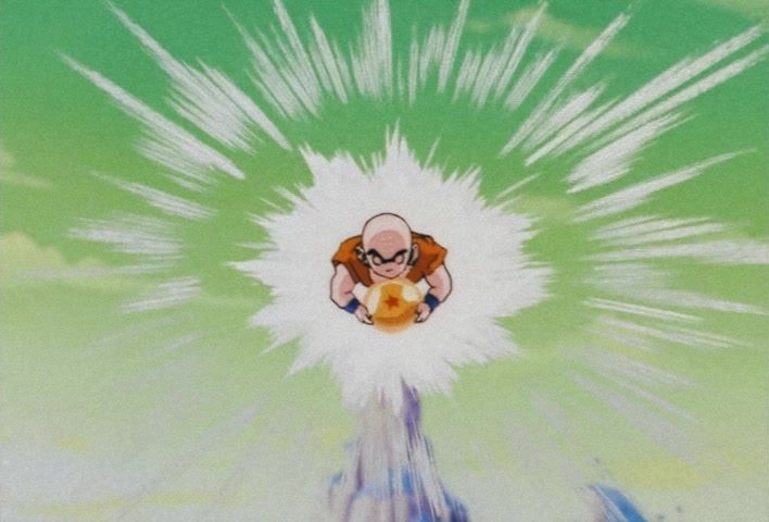 Dragon Ball Z Ep 54: Defend the Planet of Hope!! Kuririn's Astonishing Power-Up @ 11:30