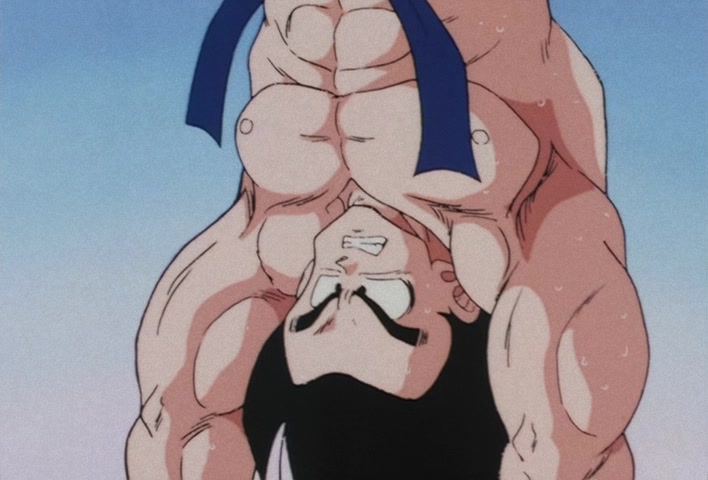 Dragon Ball Z Ep 57: I'm Back to My Old Self Again!! Goku Takes on 100 Times Gravity @ 02:54