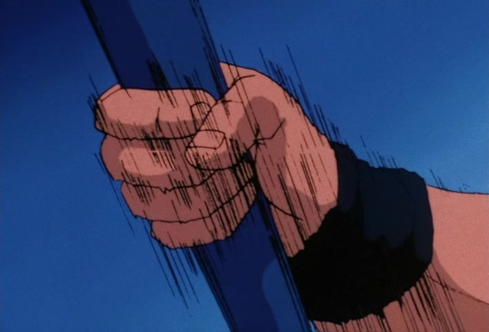 Dragon Ball Z Ep 57: I'm Back to My Old Self Again!! Goku Takes on 100 Times Gravity @ 04:32